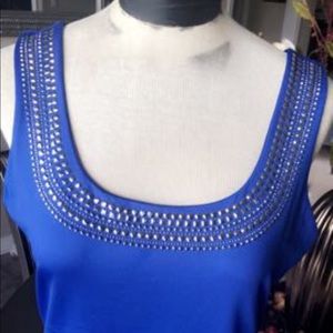 Cache royal blue top size M